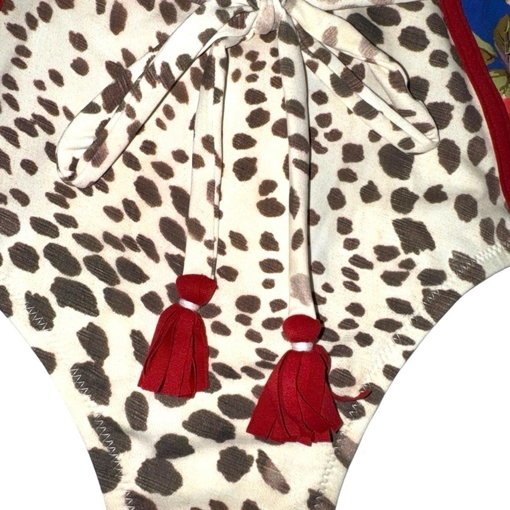 NEW Johnny Was Oksana‎ Leopard High Waist Bikini Bottom  Size Small - Picture 3 of 6